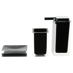 Black 3 Pc. Accessory Set Made With Thermoplastic Resins